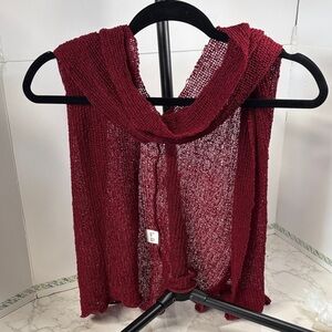 Burgandy  Capelet, Shawl, Wrap